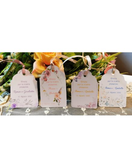 TAGS MATRIMONIO PER BOMBONIERA