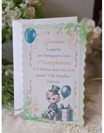 INVITO 1 ANNO PICCOLO PRINCIPE