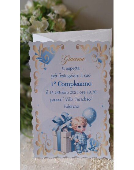 INVITO 1 ANNO PICCOLO PRINCIPE