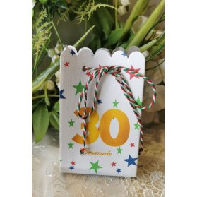 SCATOLINA COMPLEANNO 30 ANNI PERSONALIZZATA