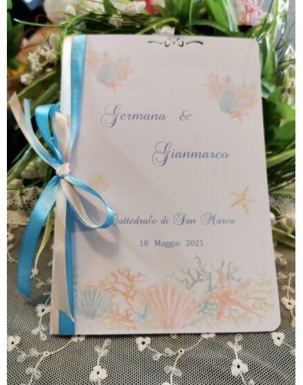 LIBRETTO MESSA MATRIMONIO TEMA MARE