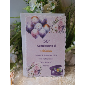 INVITO 50 ANNI DONNA