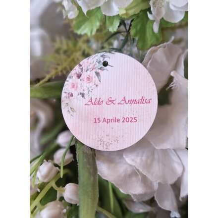 TAG MATRIMONIO CON FIORI