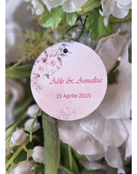 TAG MATRIMONIO CON FIORI