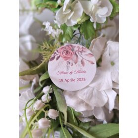 TAG MATRIMONIO CON FIORI