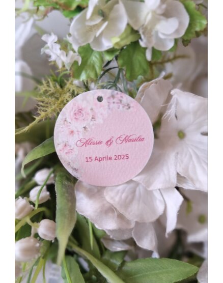 TAG MATRIMONIO CON FIORI