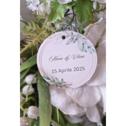 TAG MATRIMONIO CON FIORI