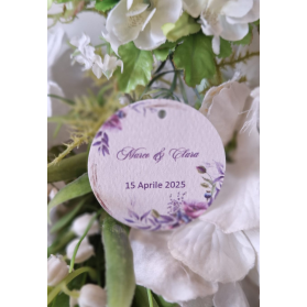 TAG MATRIMONIO CON FIORI