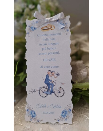 Segnalibro Matrimonio decoro Siciliano