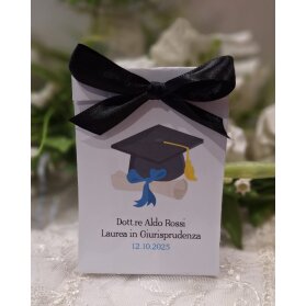 SCATOLINA LAUREA PERSONALIZZATA CON CONFETTI