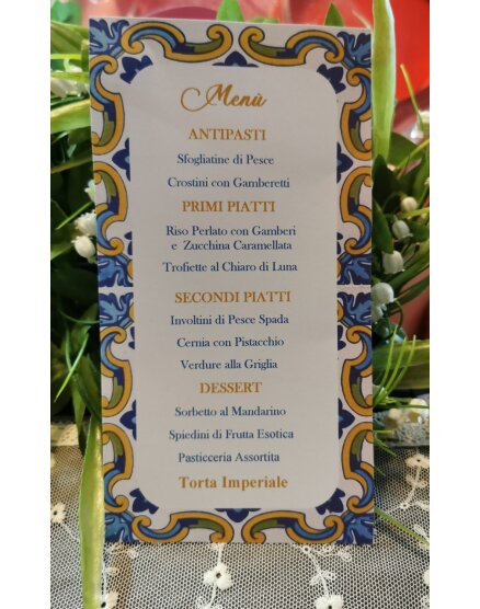 MENU' DI NOZZE SICILIANO