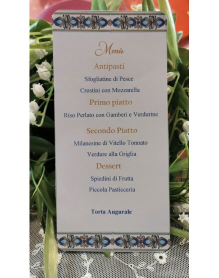 MENU' DI NOZZE