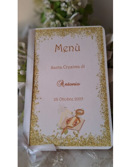 Menù Personalizzato per Santa Cresima o Comunione