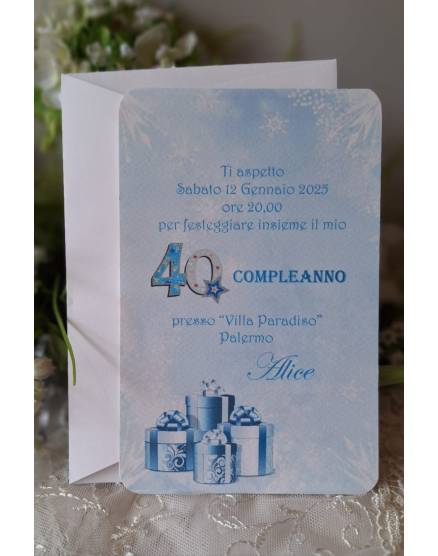 INVITO 40 ANNI