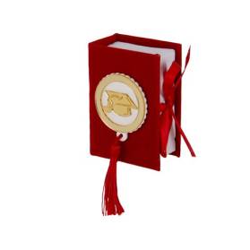 LAUREA LIBRO TOCCO ORO CON CONFETTI