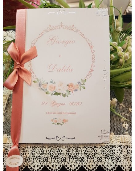 Libretto Messa con decoro rose