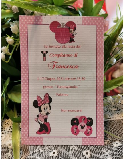 INVITO 1 ANNO MINNIE