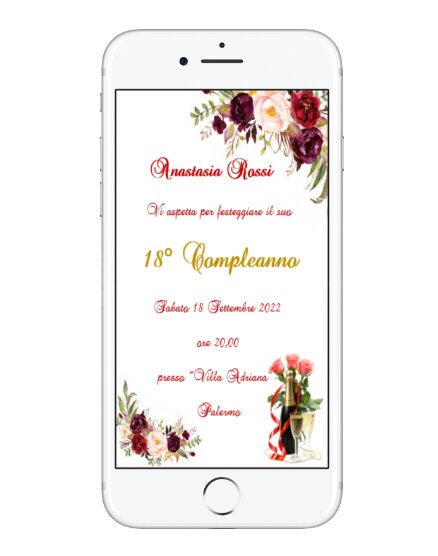 INVITO DIGITALE 18 ANNI