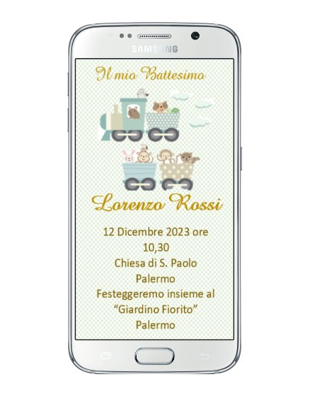 INVITO DIGITALE BATTESIMO IN 12 ORE