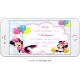 INVITO DIGITALE 1 ANNO MINNIE