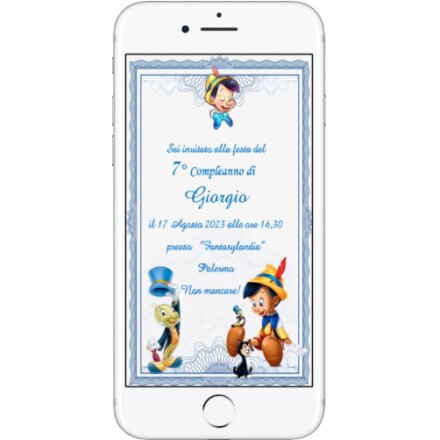 INVITO DIGITALE BALLERINA COMUNIONE IN 12 ORE