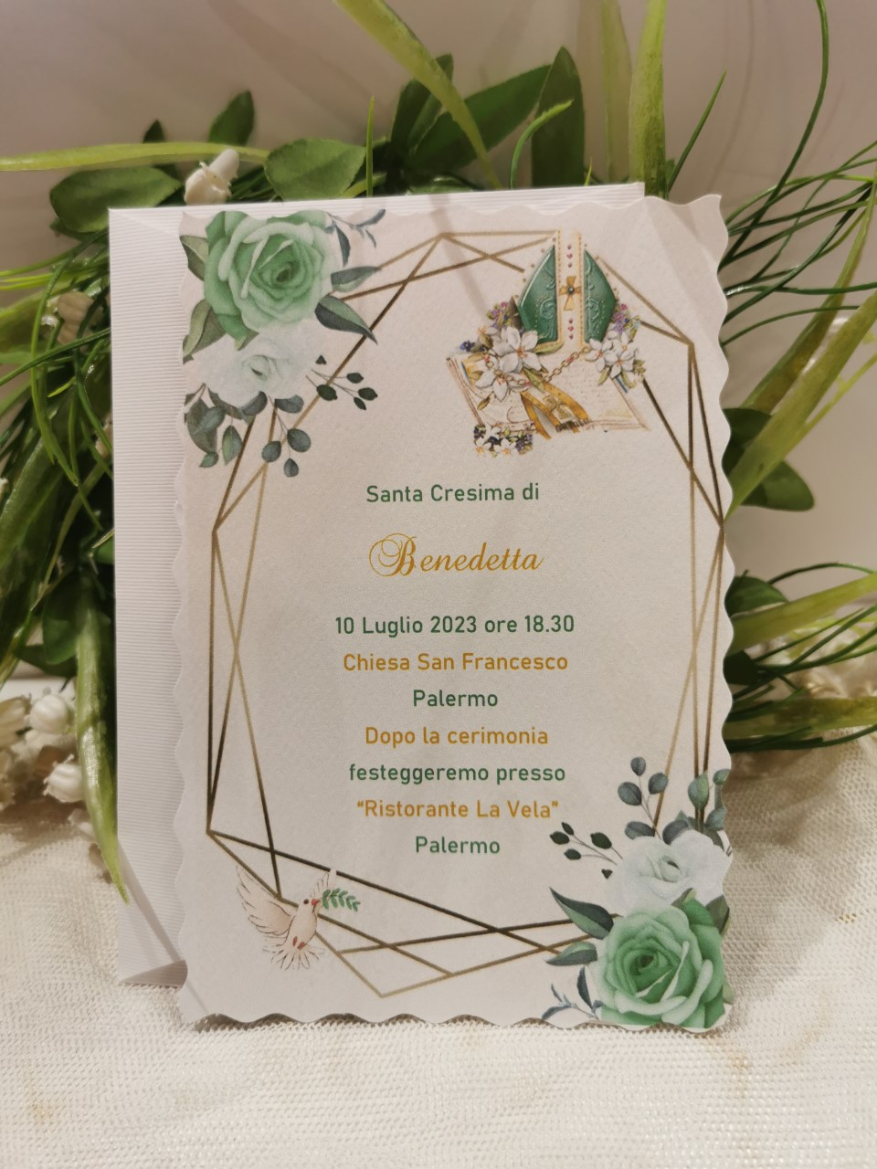 Adesivi di ringraziamento per matrimoni Greenery Wedding Grazie