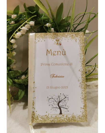 MENU' PRIMA COMUNIONE ELEGANTE