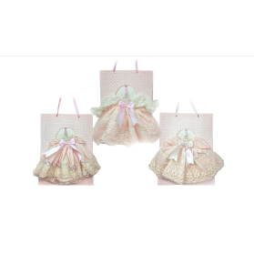 Sacchetto tulle con decoro Ballerina colore personalizzabile