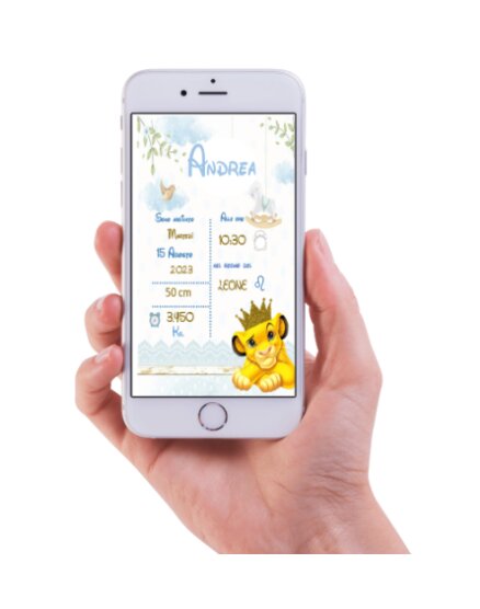 ANNUNCIO NASCITA DIGITALE WATHSAPP
