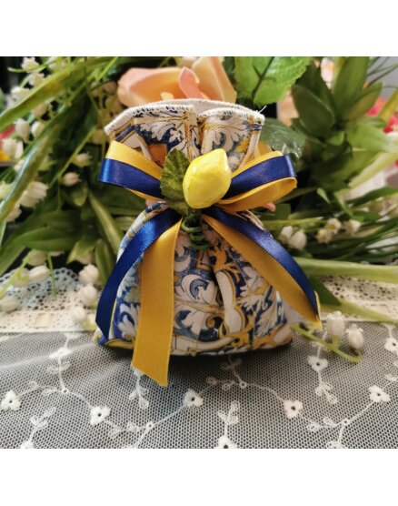 SACCHETTO MAIOLICA CON LIMONI